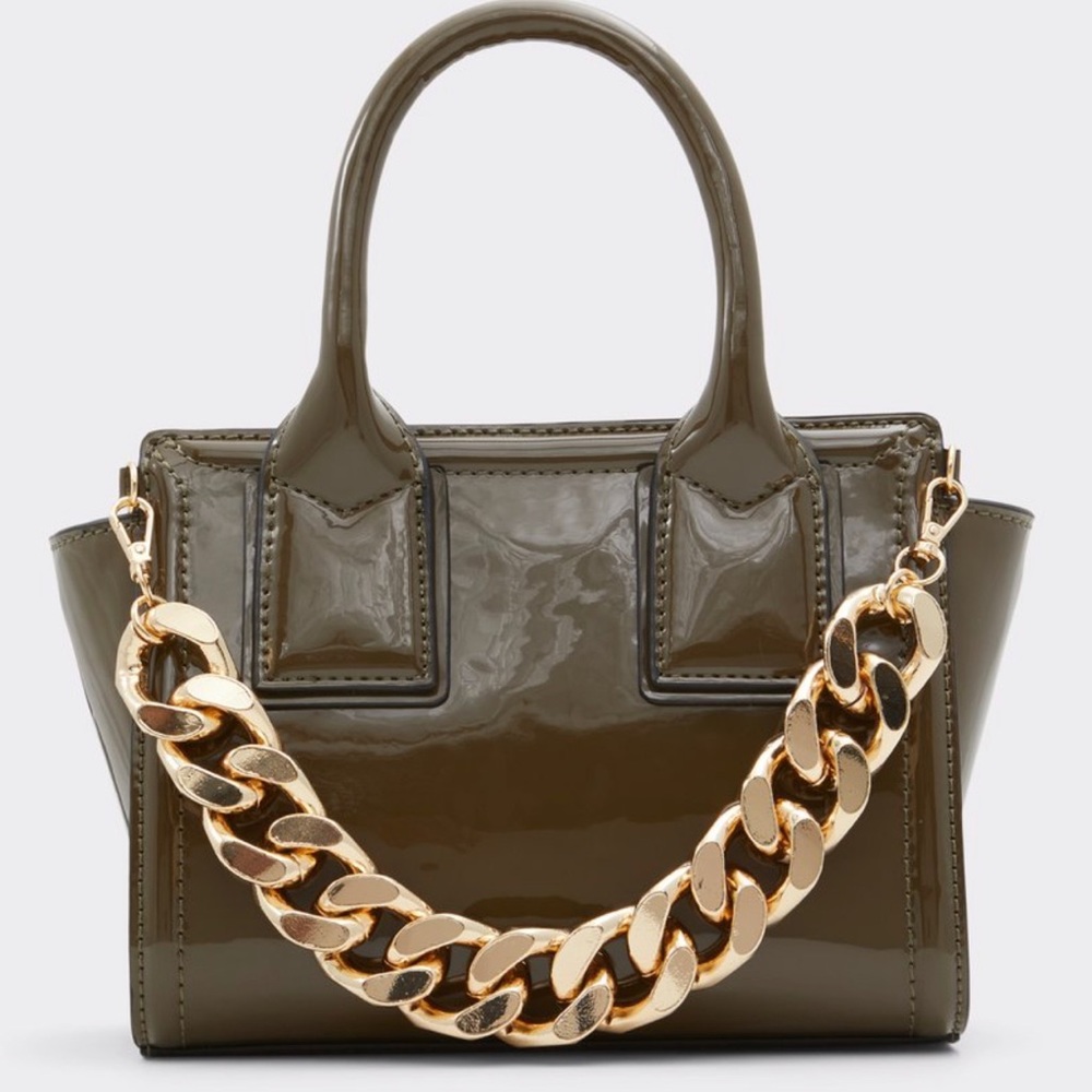 Aldo Crossbody Satchel Bag Olive